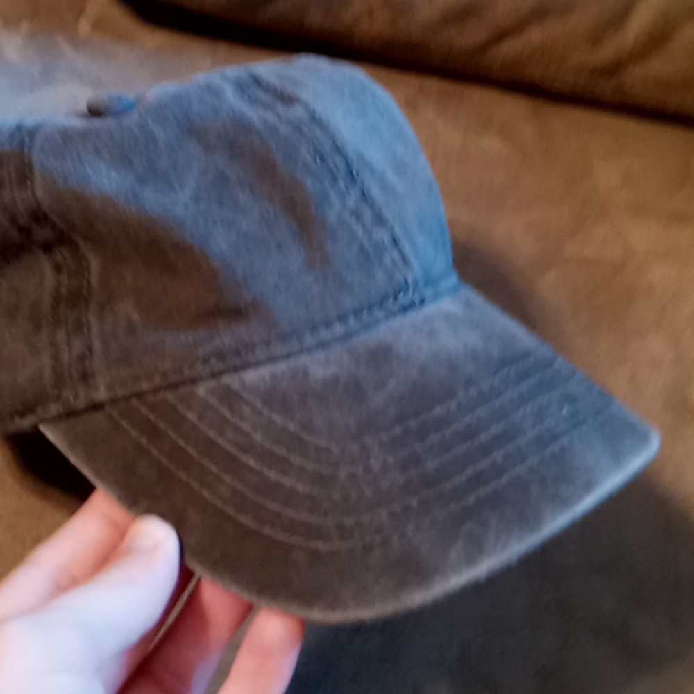 Grey baseball cap